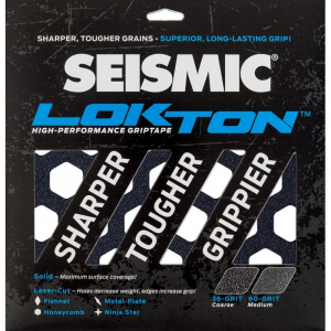 Seismic Lokton 60-grit Griptape Sheets 3er pack Honeycomb